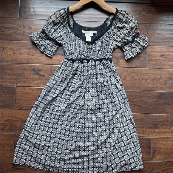 Max Studio peasant dress elastic waist v neck - Picture 2 of 8